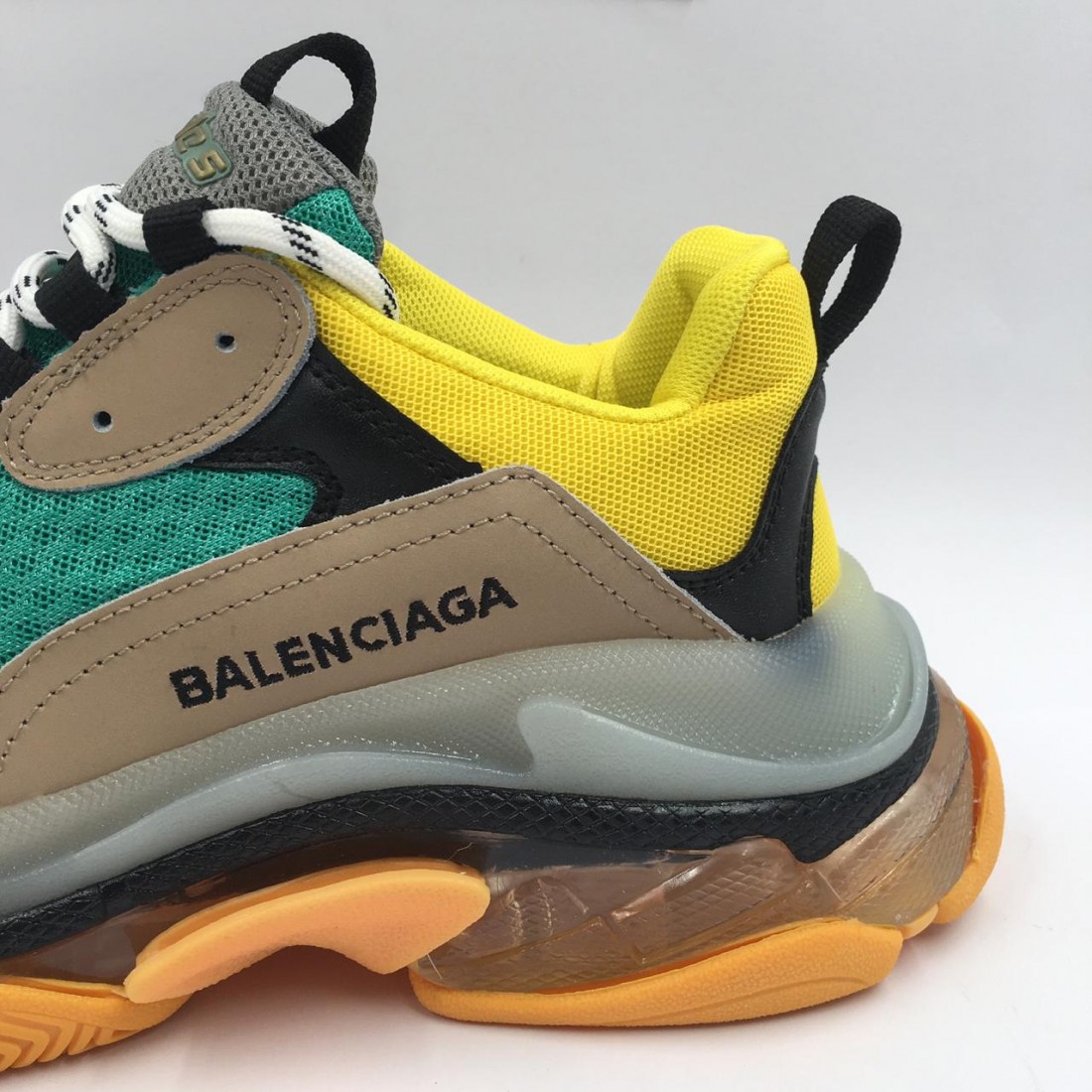 Triple s beige green yellow hotsell